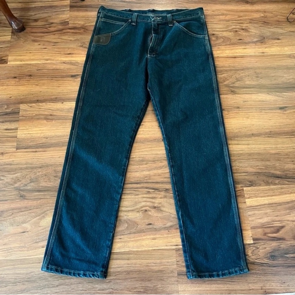 Wrangler Deep Indigo Straight Leg Jeans